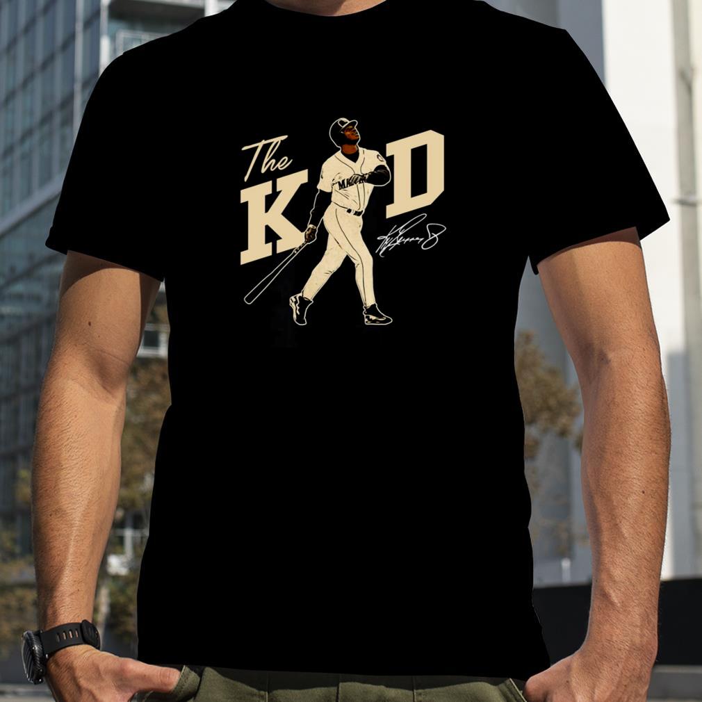 Vintage Signature Ken Griffey Jr The Kid Baseball shirt