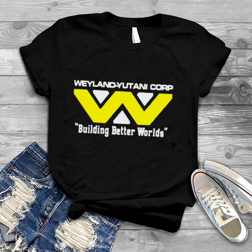 WEYLAND YUTANI Corp Tshirt Building Better Worlds Space Frontier Long Sleeve Tee 