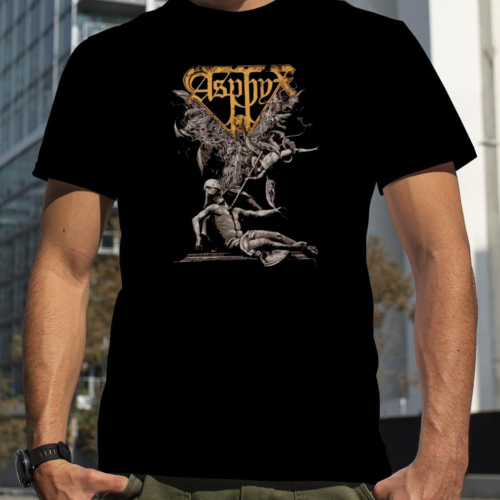 Asphyx Death Across The West Death Metal Deat Doom Metal Band shirt