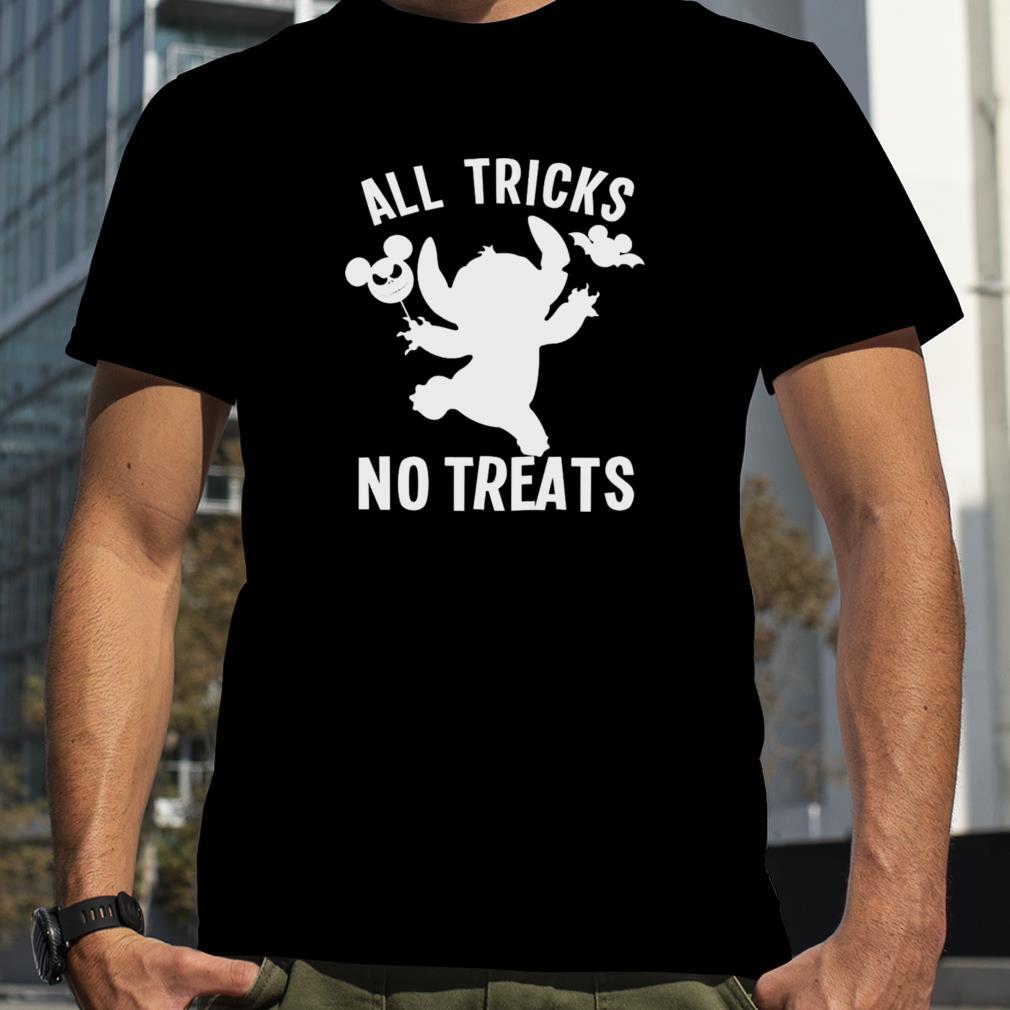 Baby Stitch All tricks no treats Halloween shirt