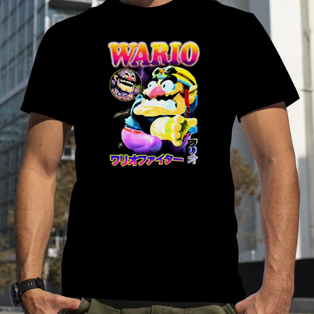 Biker Wario Nintendo Vintage shirt