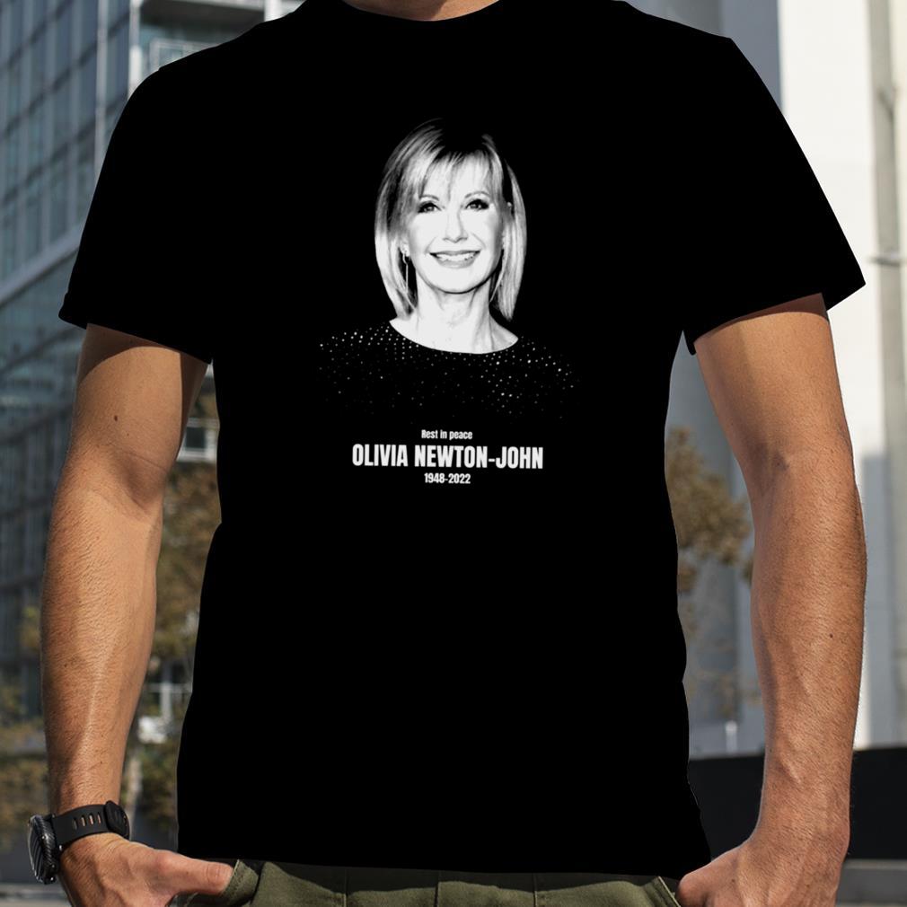 Black And White Art Olivia Newton John shirt