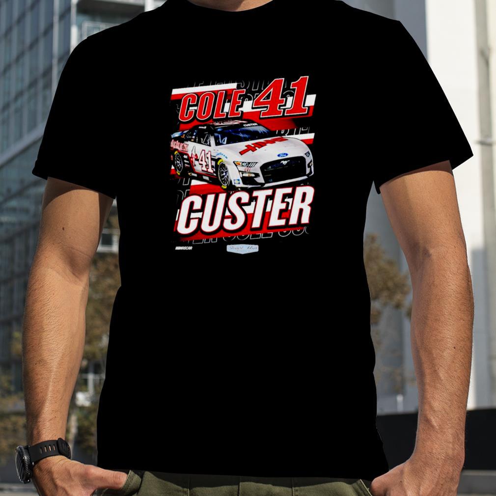 Cole Custer Stewart Haas Racing Team Collection Black HAAS Tooling Chicane shirt