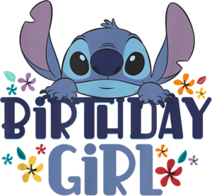 Disney Lilo & Stitch Birthday Girl T Shirt