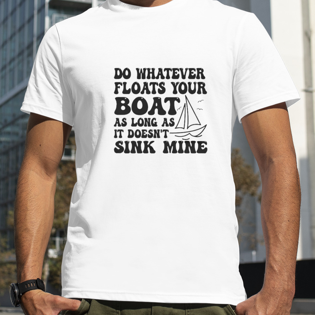 Do whatever floats your boat as long as shirt