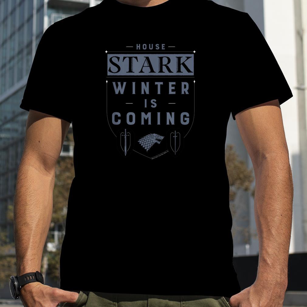 Game Of Thrones House Stark Winter Is Coming Quote T Shirt