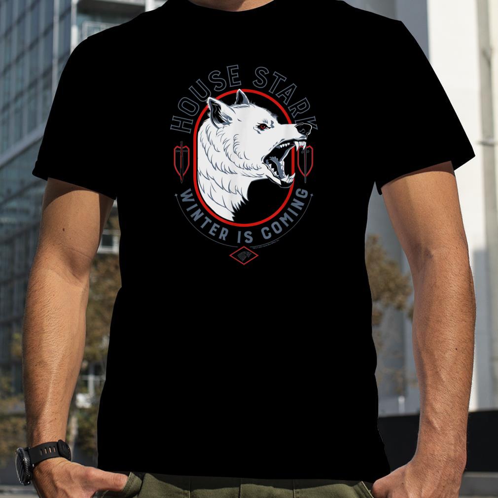 Game Of Thrones House Stark Winter Is Coming Wolf Logo T Shirt