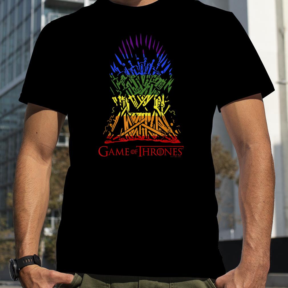 Game Of Thrones Rainbow Throne Poster T Shirt