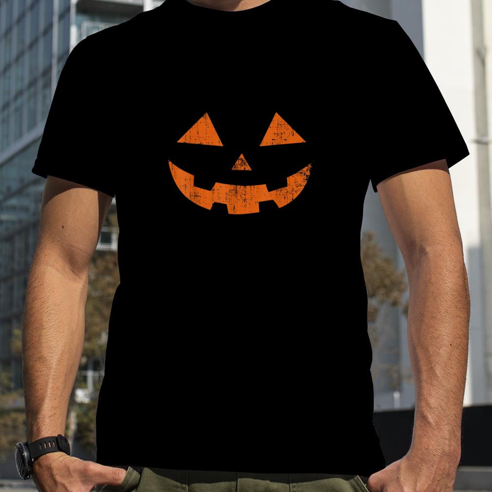 Jack o Lantern scary halloween pumpkin face T Shirt