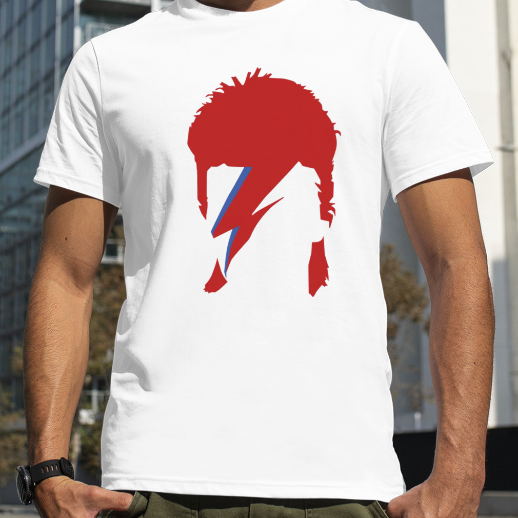 Lightning David Bowie shirt