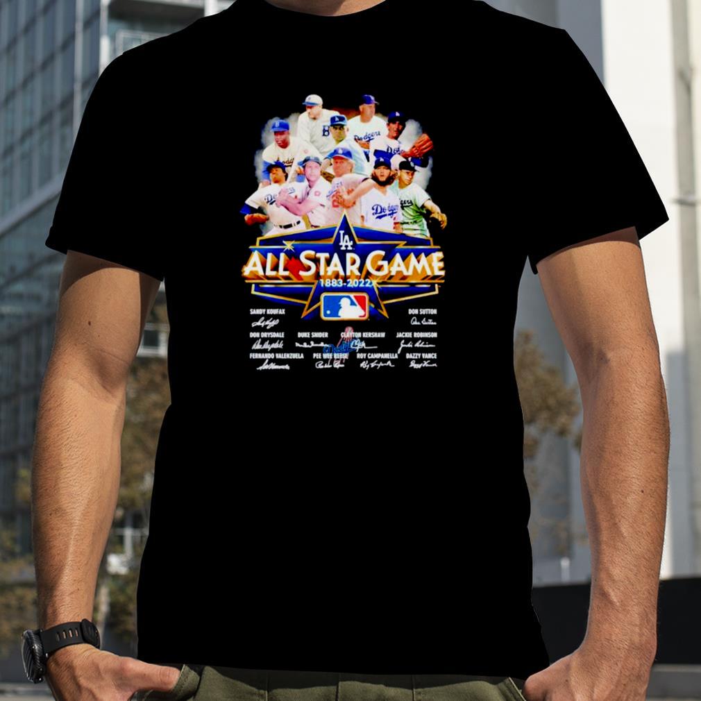 Los Angeles Dodgers all star game 1883 2022 signature shirt