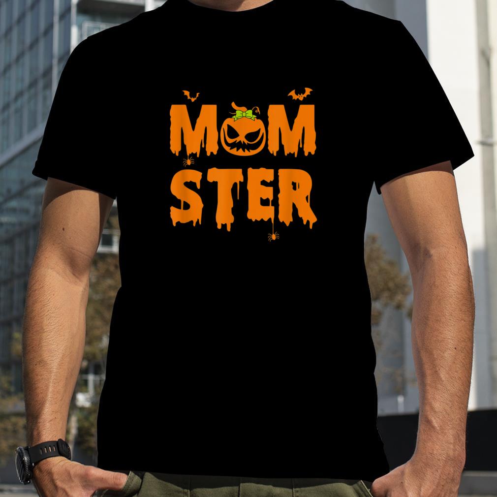 Momster Dripping Quotes Scare Smile Pumpkin Happy Halloween T Shirt