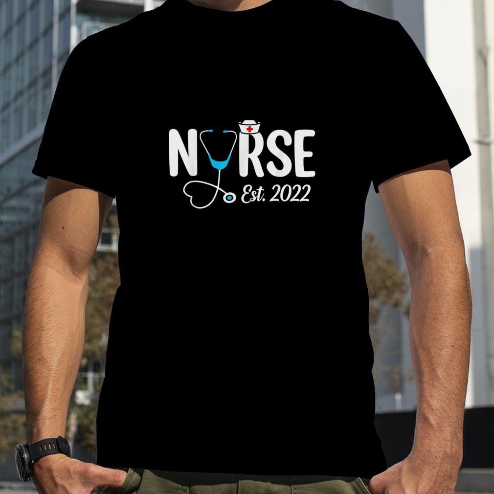 Nurse Est 2022 Graduation Graduate Nursing Student RN LPN T Shirt