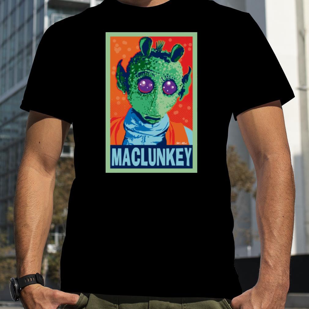 Portrait Greedo Maclunkey Star Wars shirt