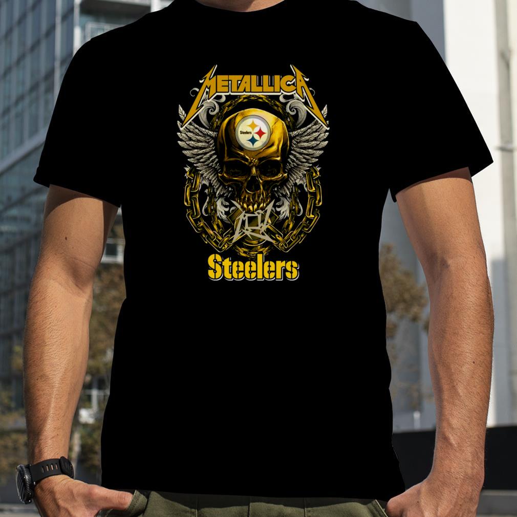 Skull Metallica Pittsburgh Steeler PA 2022 show Shirt