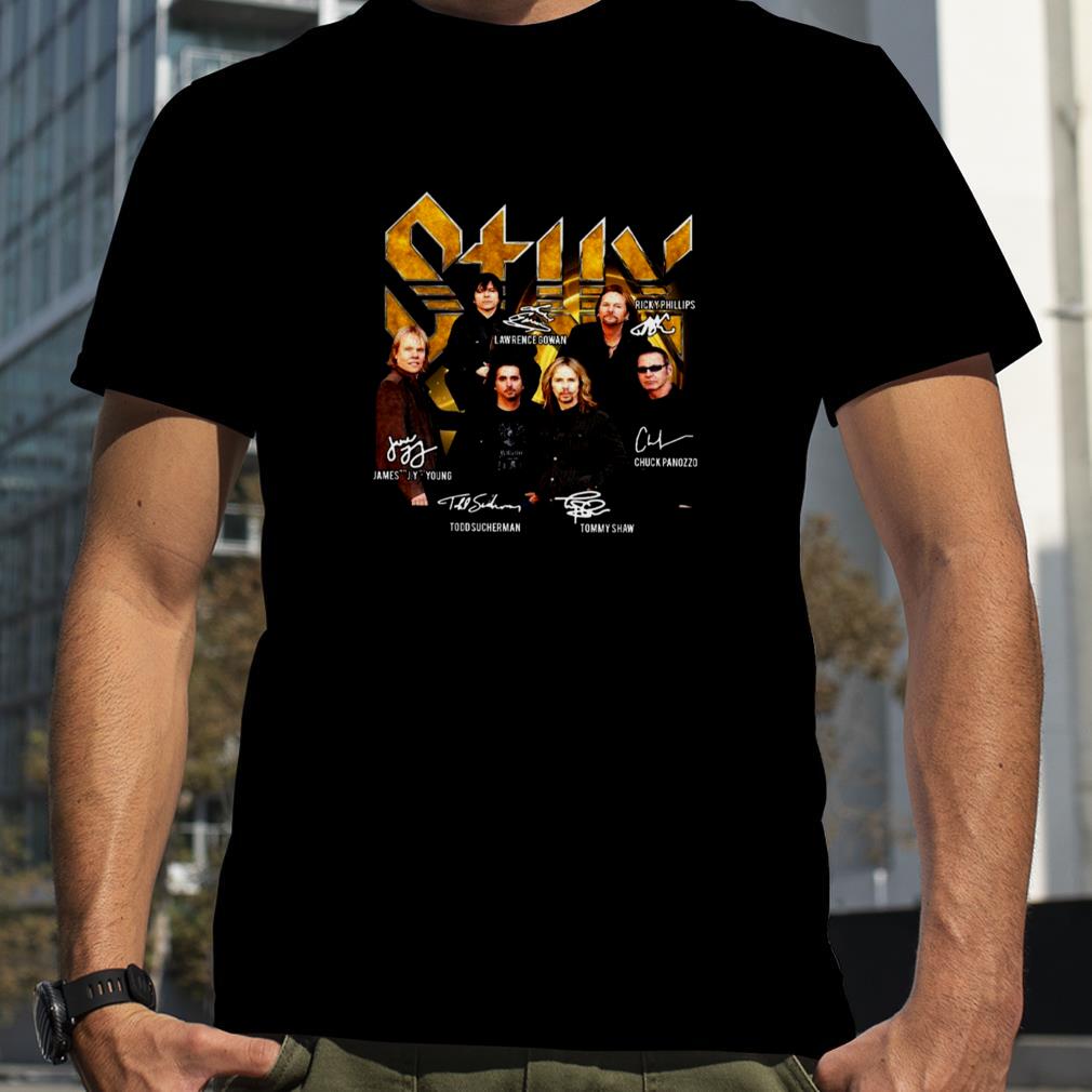 Styx Signature Rock Band Vintage shirt