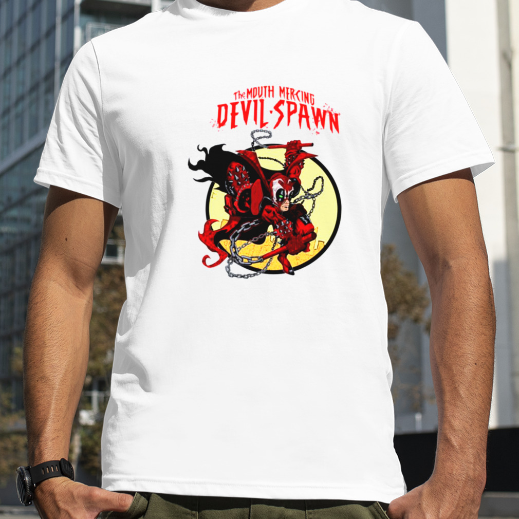 The Mouth Mercing Devil Hell Spawn shirt