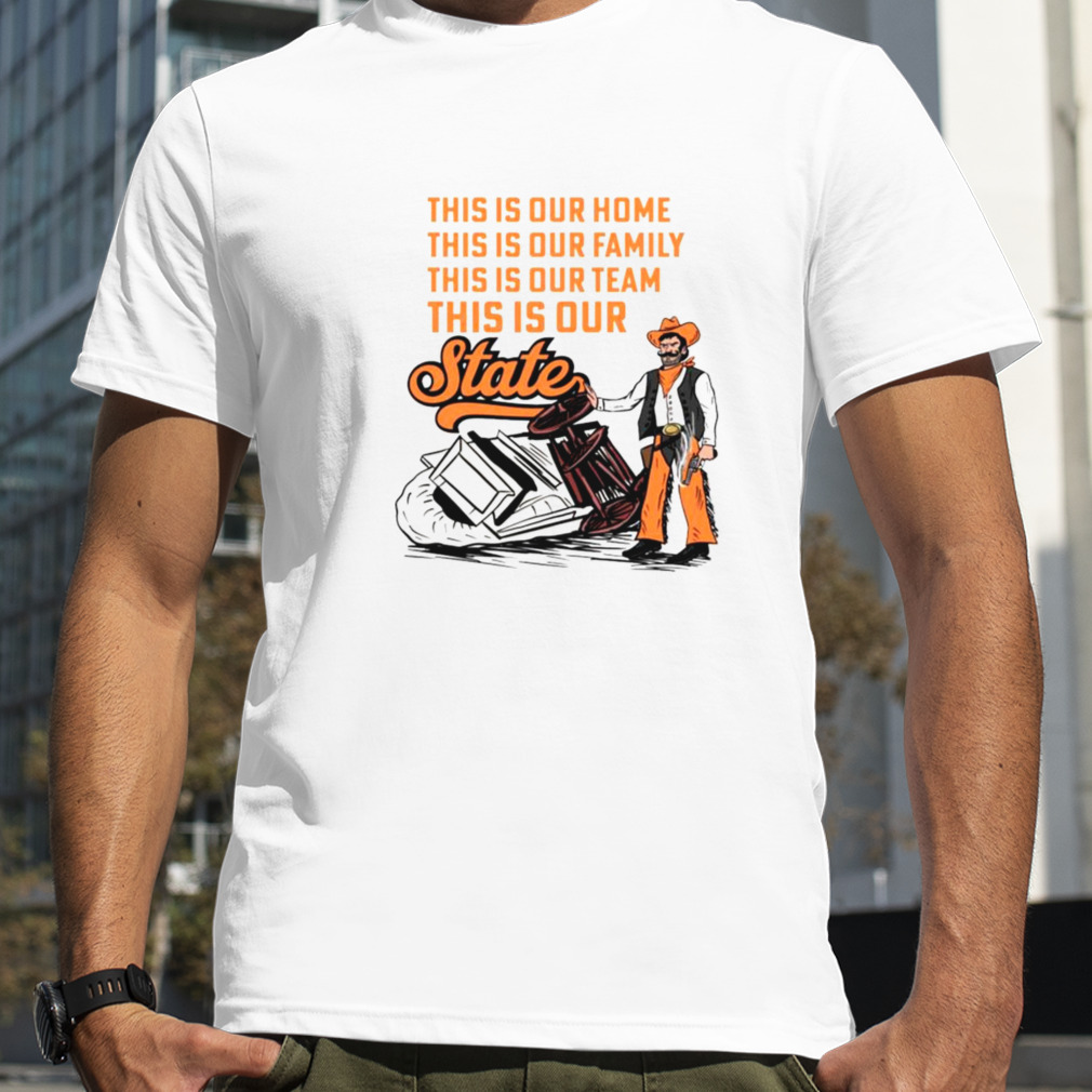 Thiis is our state Oklahoma State Cowboy shirt