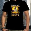 This Is My Human Costume I'm Really A Dog Sheltie Halloween T Shirt
