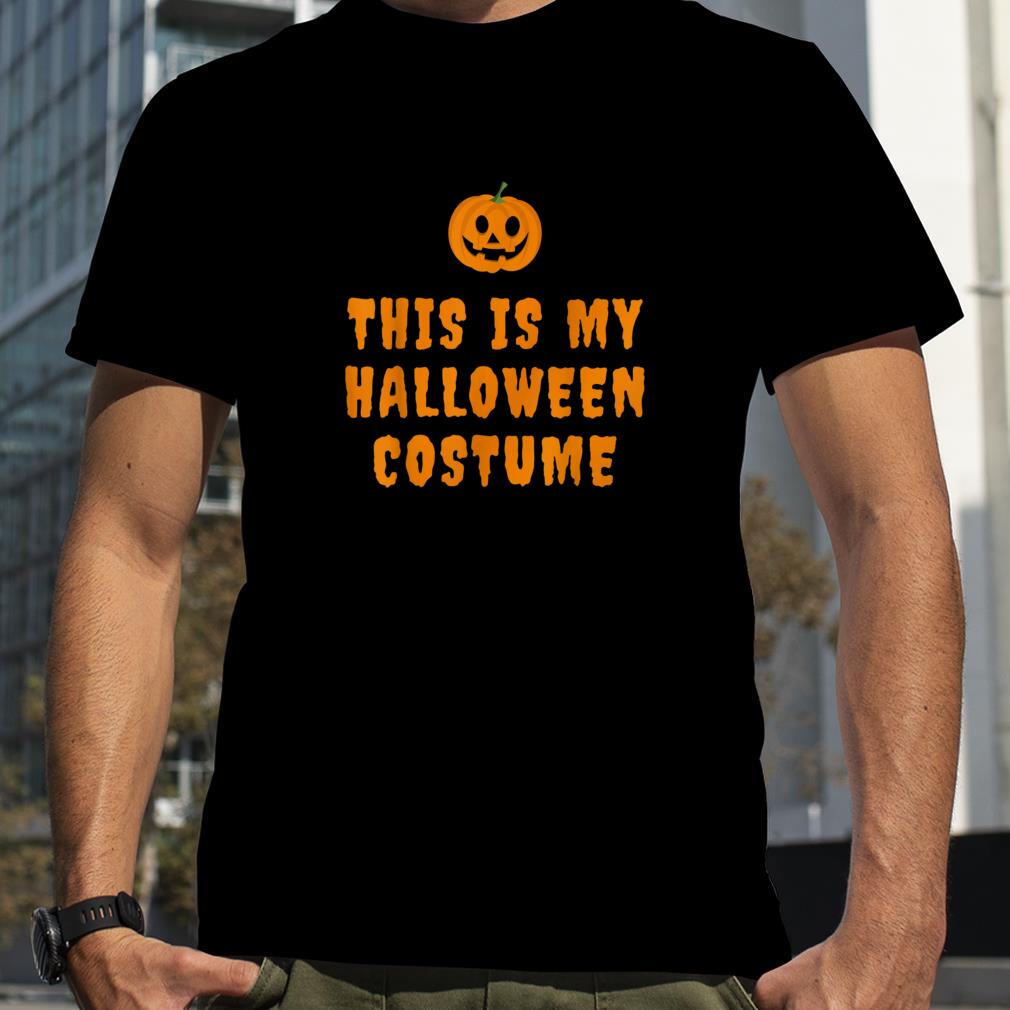 This is my lazy halloween costume with Jack o Lantern T Shirt