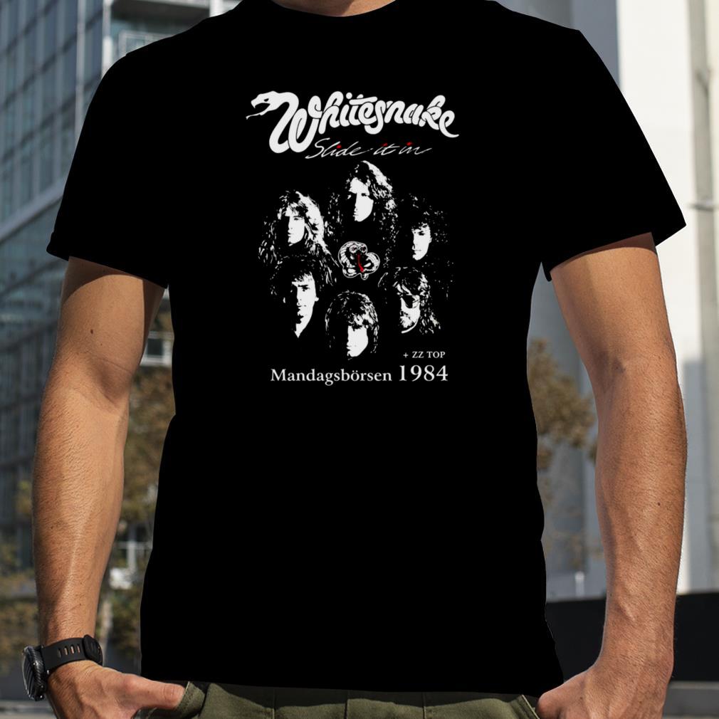 Tour 1984 Whitesnake Art Band ZZ Top shirt
