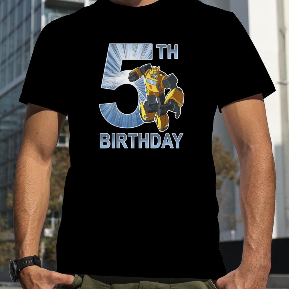 Transformers Bumblebee 5th Birthday T Shirt