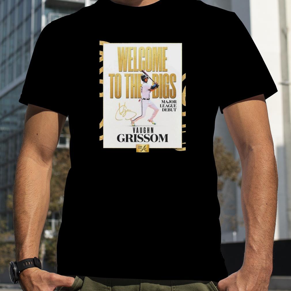 Vaughn grissom major league debut atlanta braves shirt