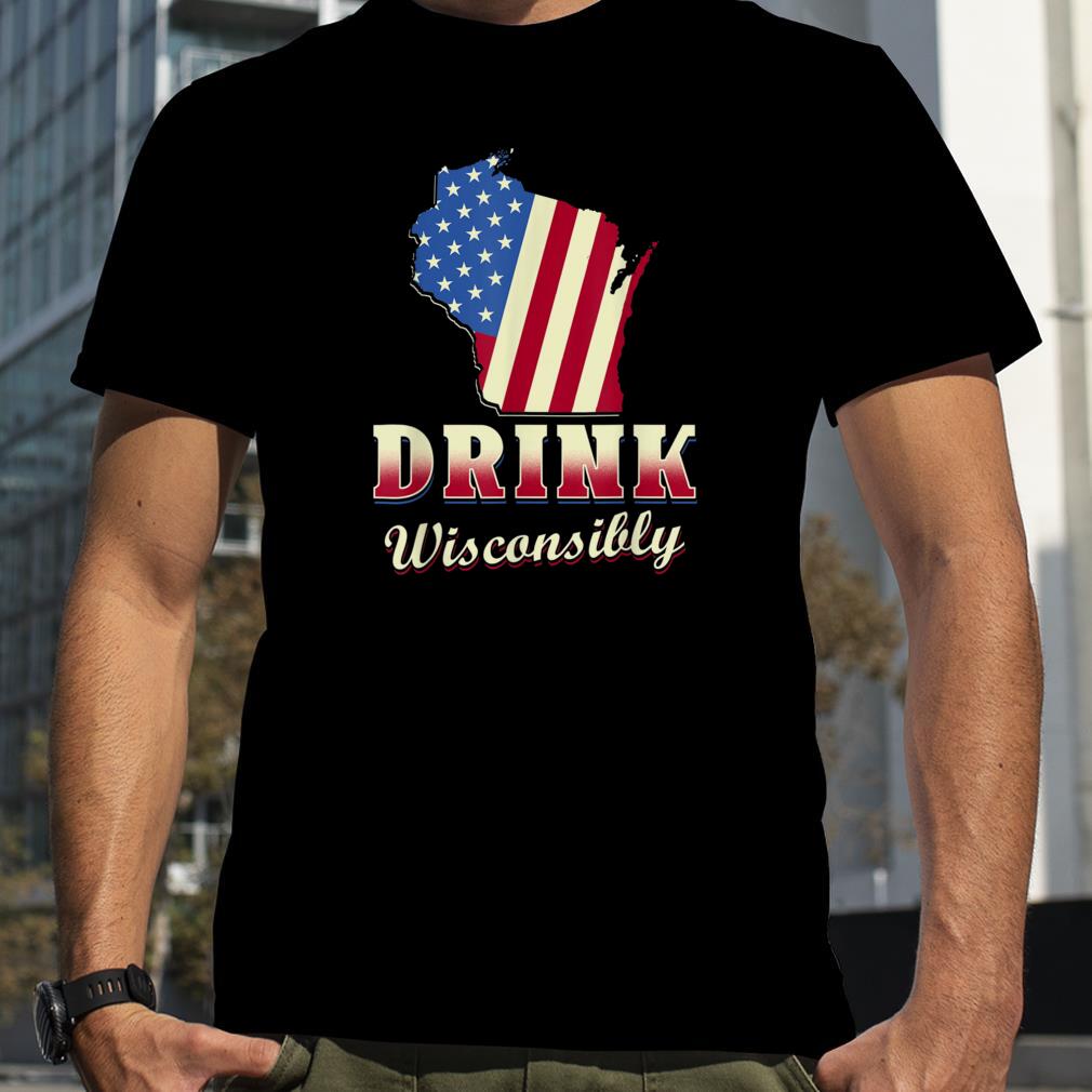 Wisconsin Drinking Alcoholic Wisconsinites Funny Beer Lover T Shirt