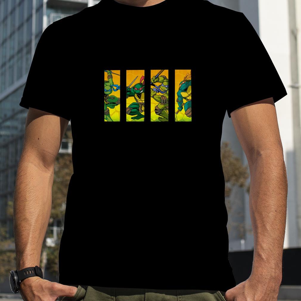 Yellow Design Ninja Teenage Mutant Ninja Turtles Tmnt shirt