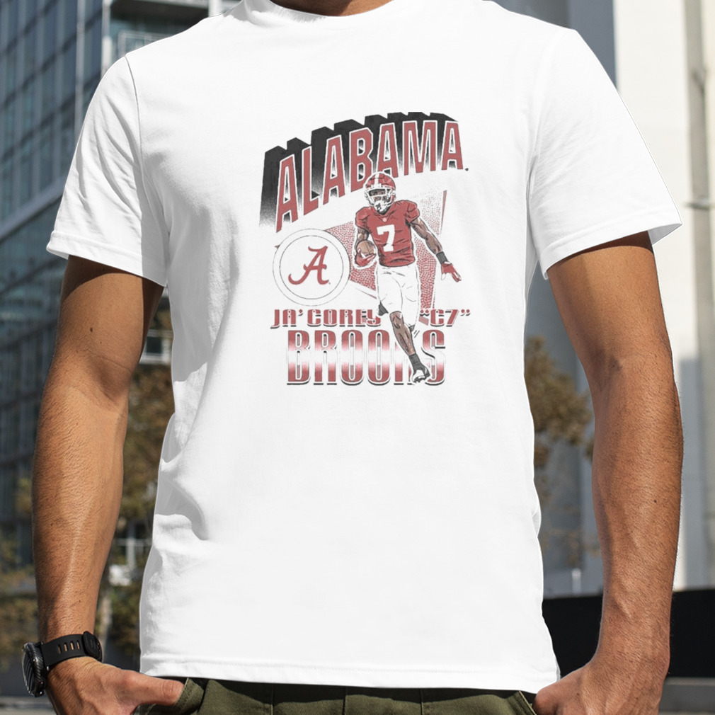 Alabama Crimson Tide Ja’corey Brooks C7 Caricature Shirt