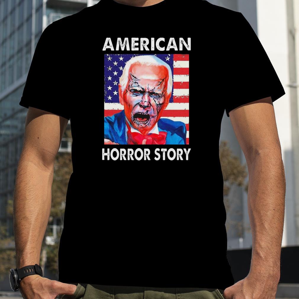 American Horror Story Joe Biden Zombie USA Flag Halloween shirt
