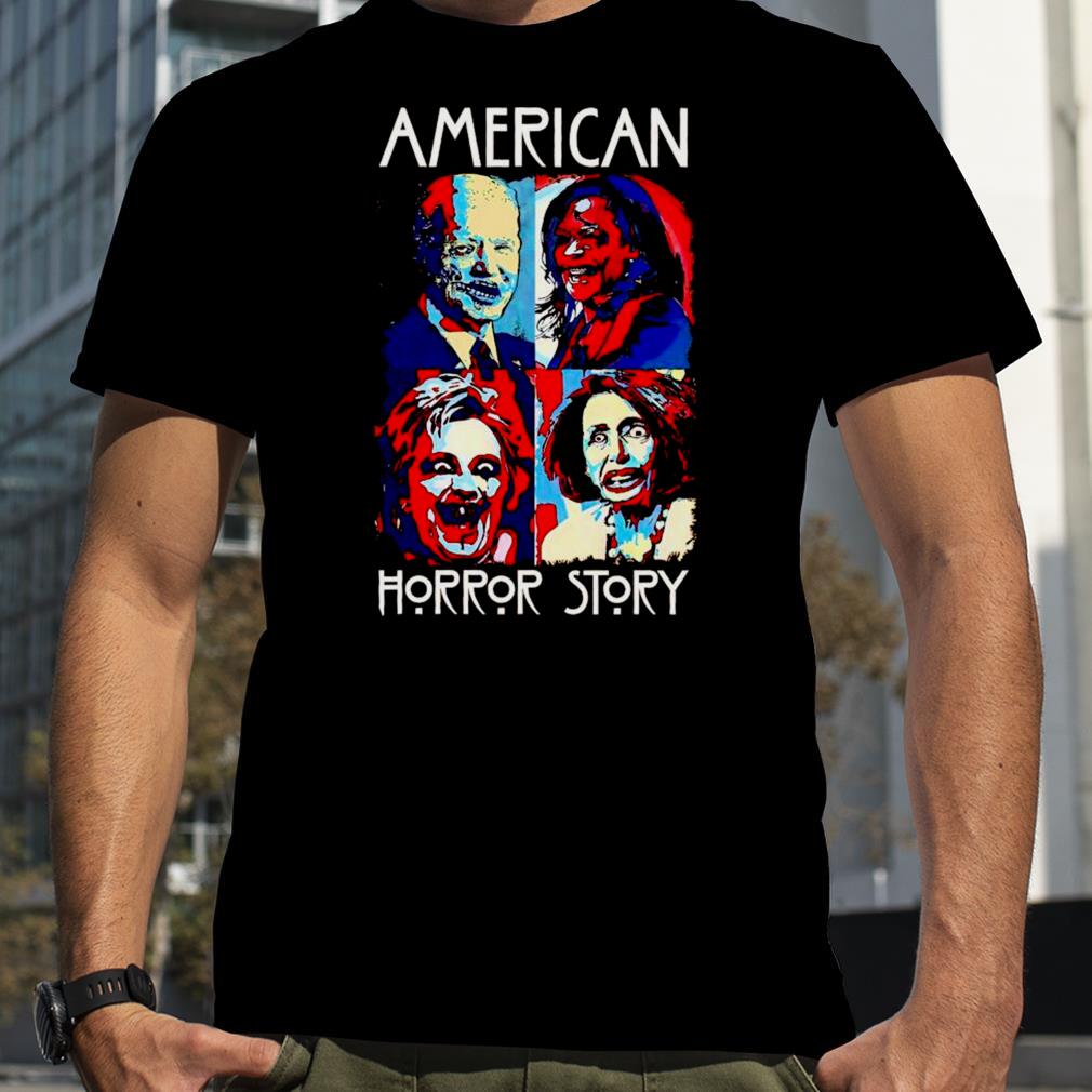 Anti Biden Harris and Pelosi Zombie American Horror Story Halloween shirt