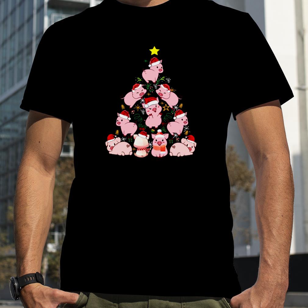 Christmas Tree Funny Pig shirt