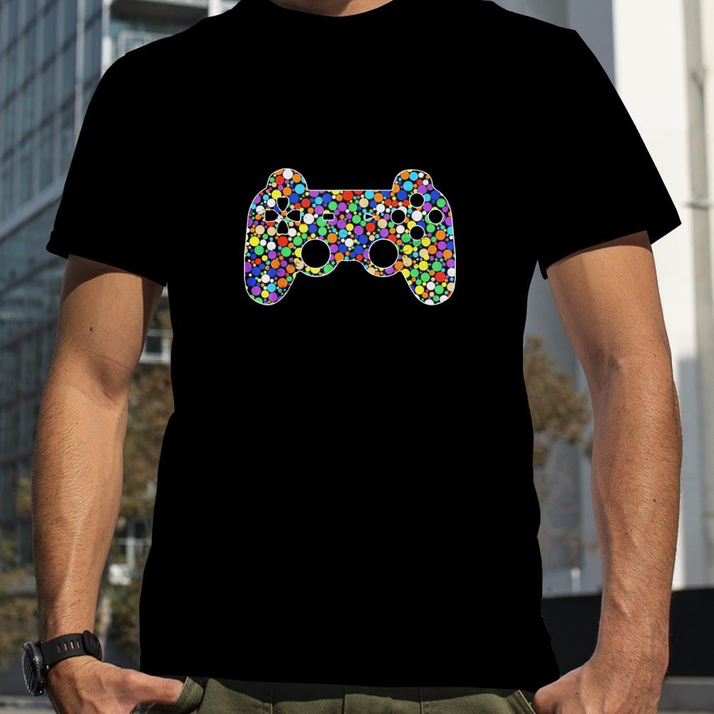 Colourful Polka Dot Video Game International Dot Day Shirt