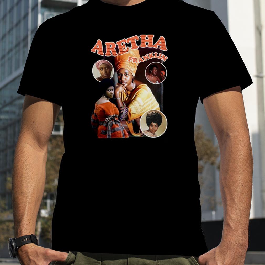 Custom Aretha Franklin Portrait shirt