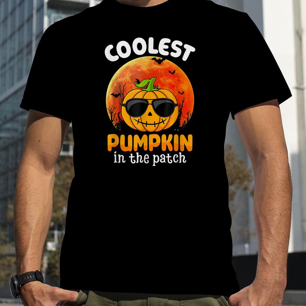 Cutest Coolest Pumpkin In The Patch Halloween Boys Kids Gift T Shirt