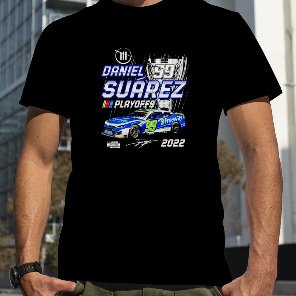 Daniel Suarez Trackhouse Racing Team Collection Black NASCAR Cup Series Playoffs shirt