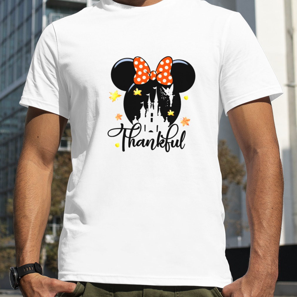 Disney Thanksgiving Minnie Thankful Thanksgiving  Shirts