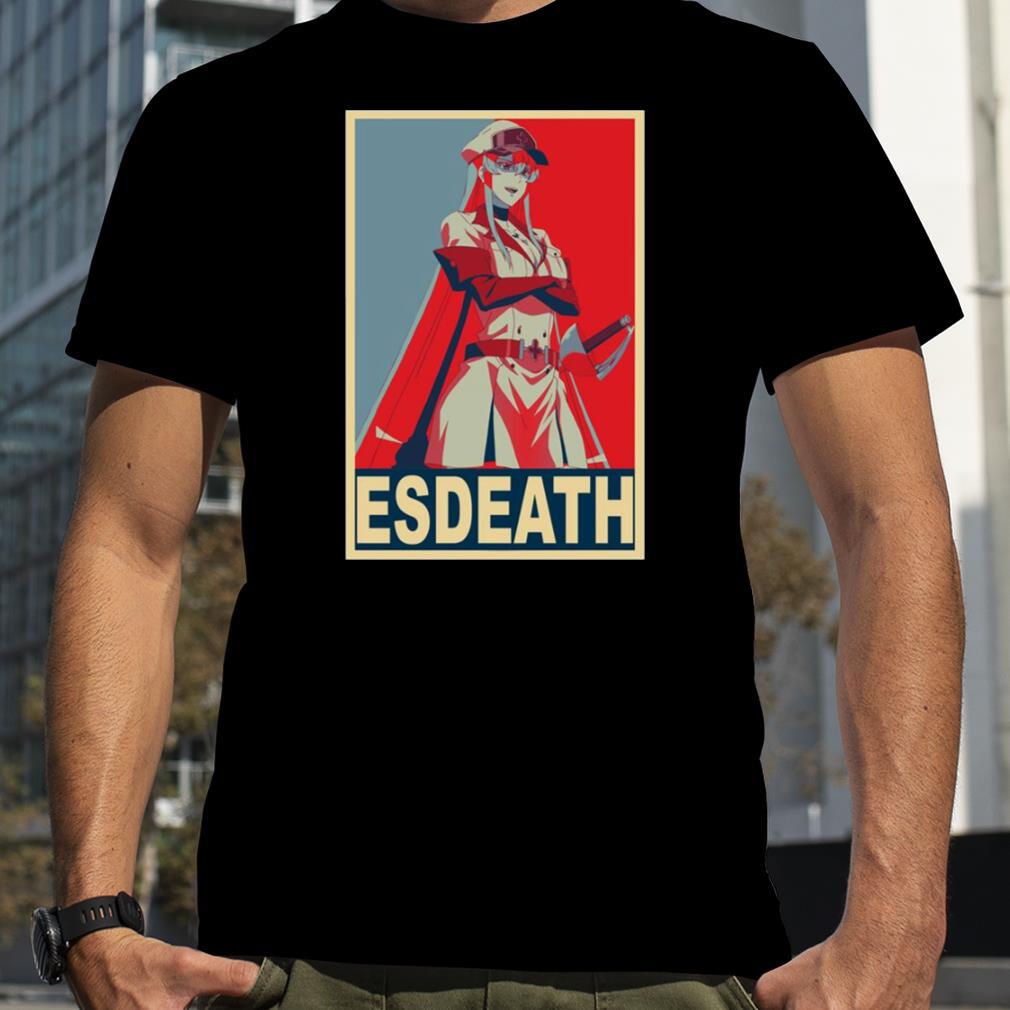 Esdeath Retro Hope Style Sexy Anime Girl Akame Ga Kill shirt