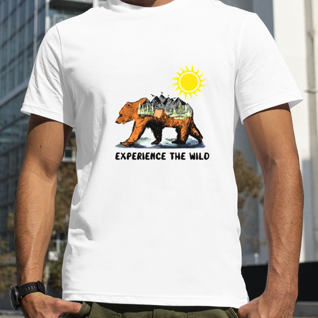 Experience The Wild Bear On Fire shirt