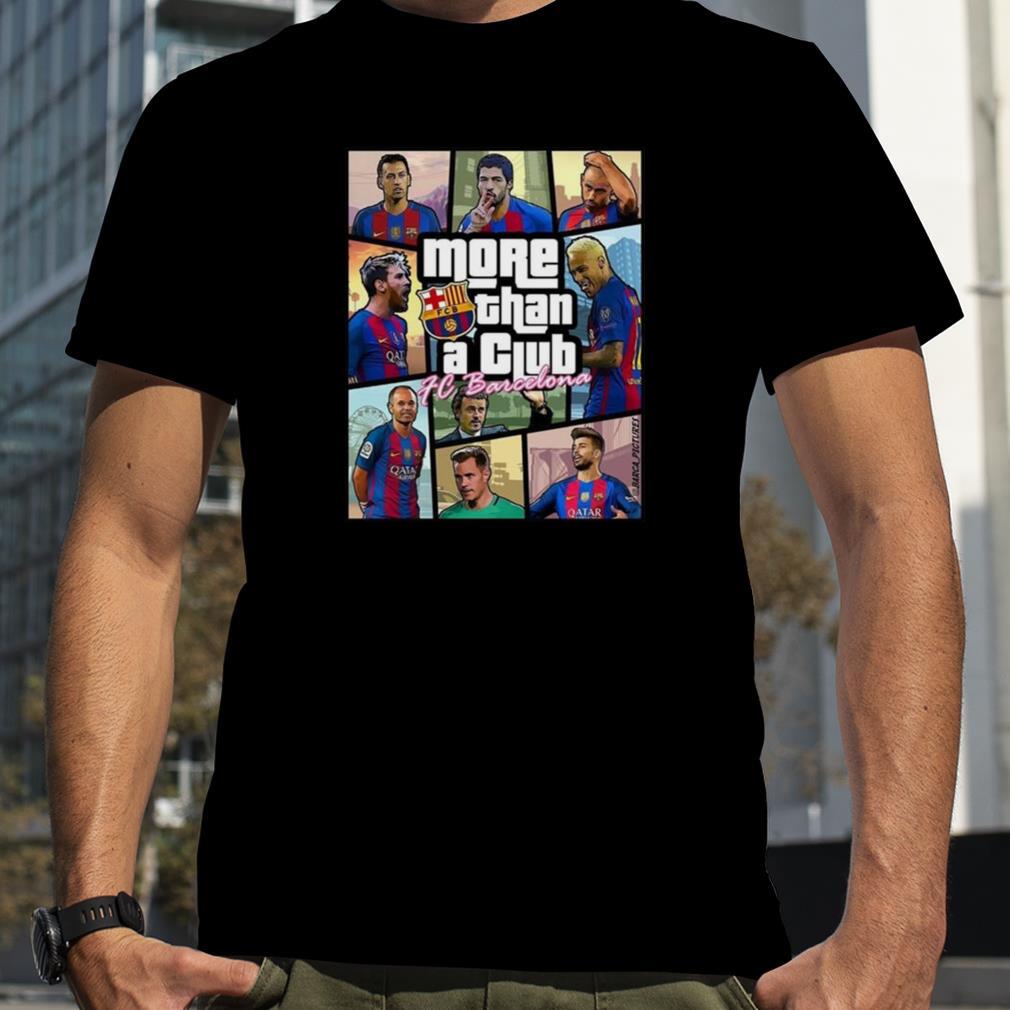 Fc Barcelona On Gta Mode shirt