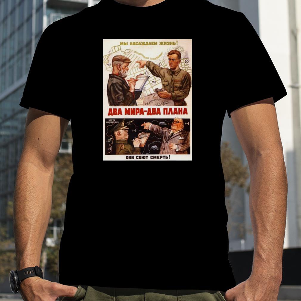 Fight Russian Cold War Soviet Union Propaganda Ussr Cccp shirt