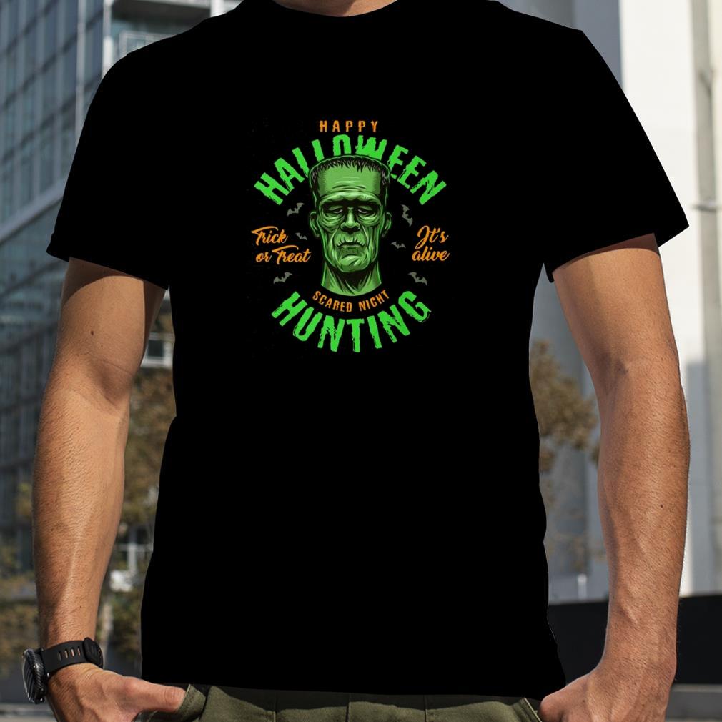 Frankenstein Scared Night Halloween Party shirt