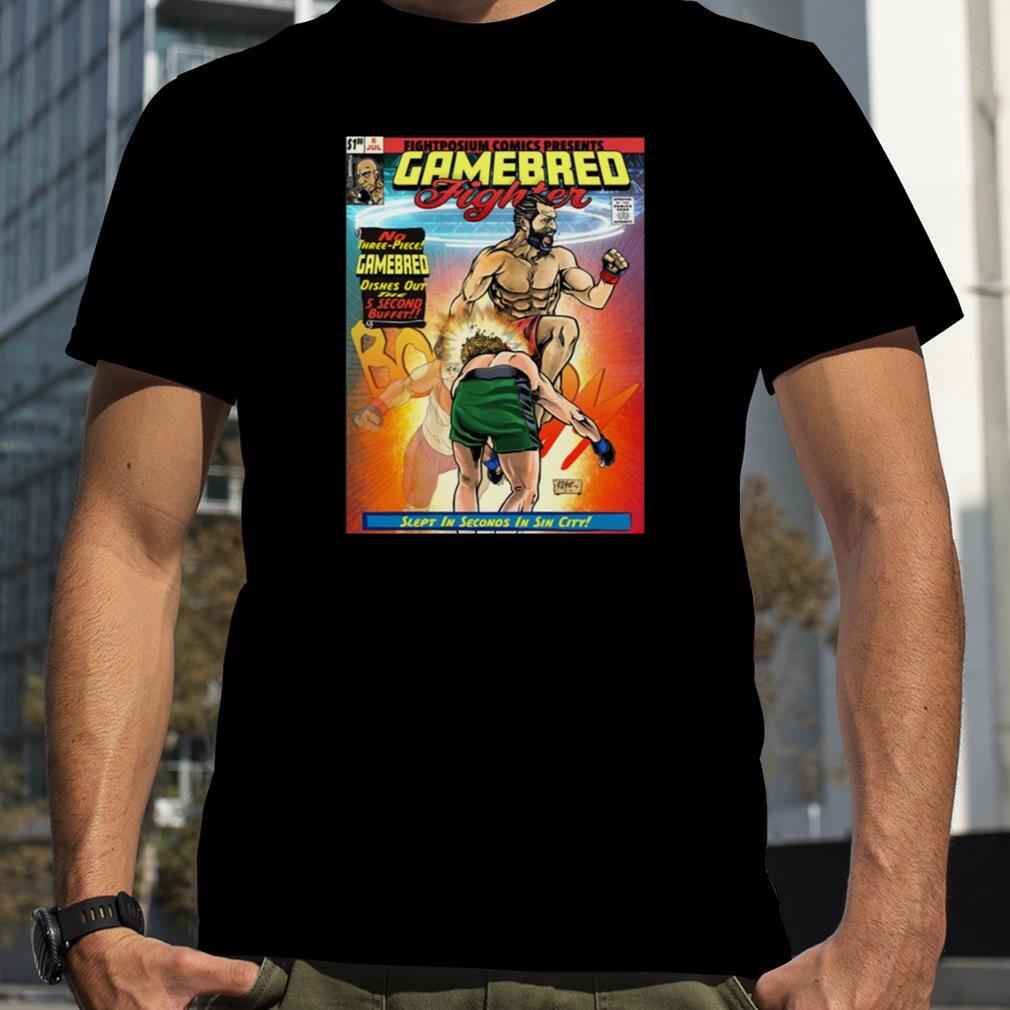 Gamebread Fighter Comic Design Jorge Gamebred Masvidal shirt