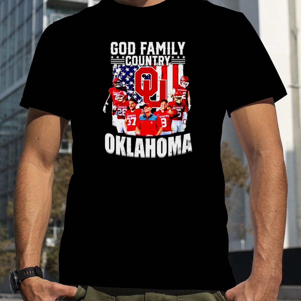 God family country Oklahoma Sooners shirt