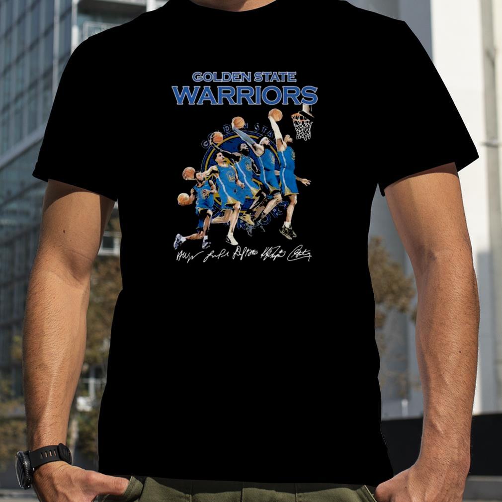 Golden State Warriors 2022 Western Conference Champions signatures shirt