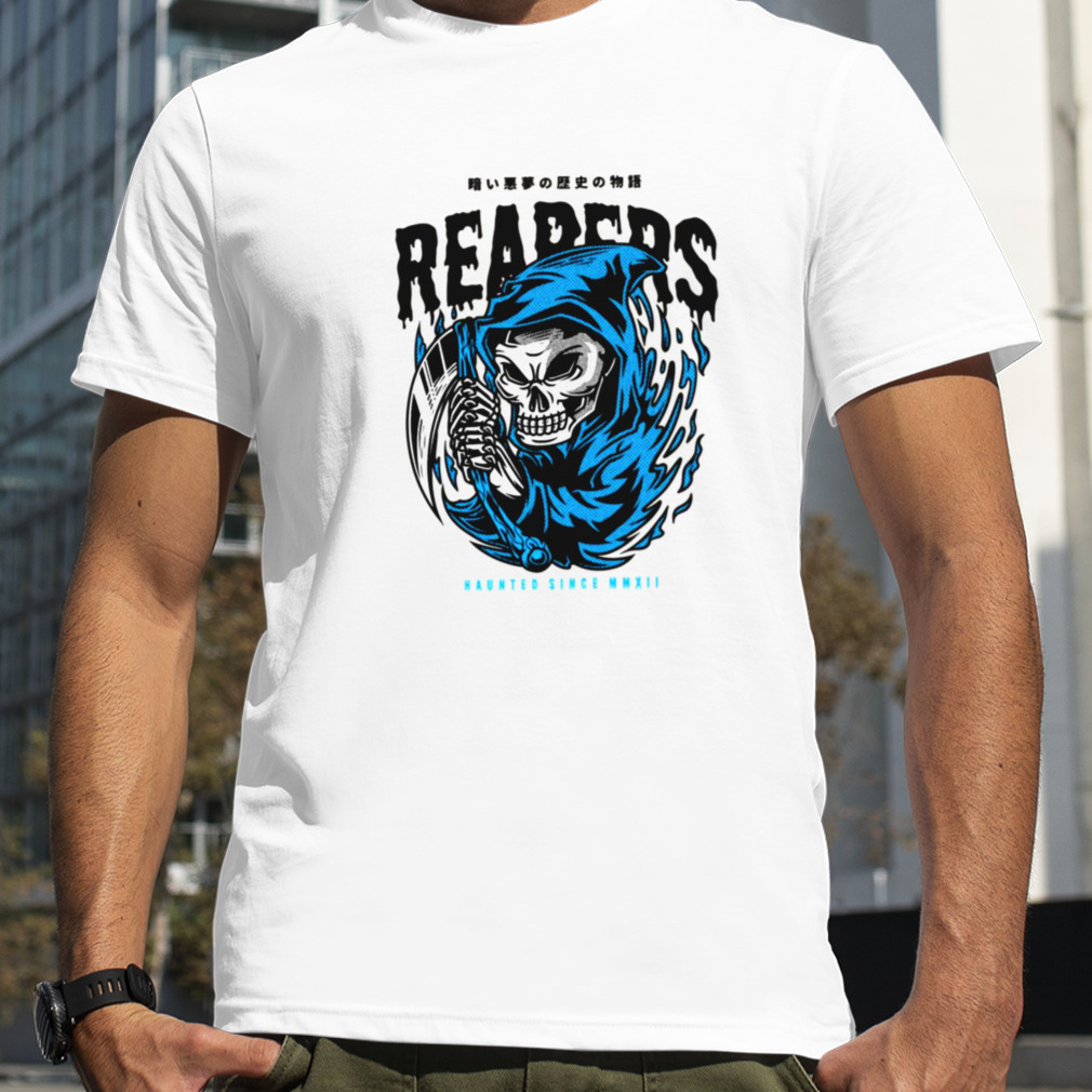 Grim Reaper Design Halloween Illustration shirt