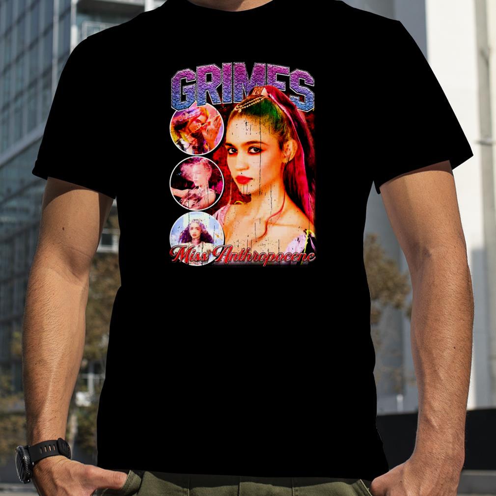 Grimes Miss Anthropocene Vintage 90’s Eksperimental shirt