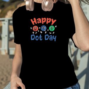 Happy International Dot Day Colorful Polka Dots Kids Toddler T Shirt