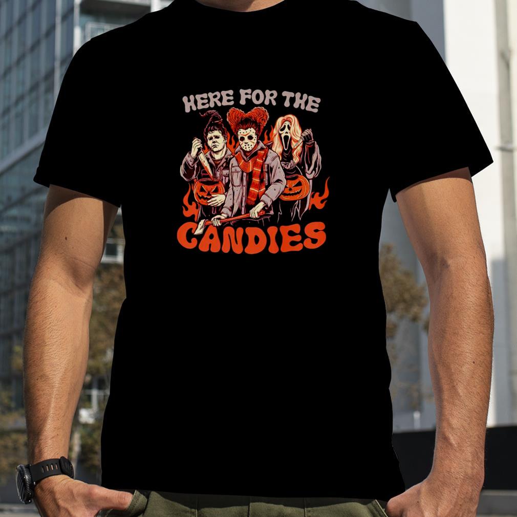 Hocus Pocus Horror movie Here for the candies shirt